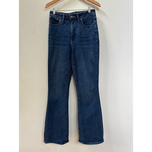 Madewell Denim - Madewell Curvy Skinny Flare Dark Wash High Rise 29 Festival Classic Normcore